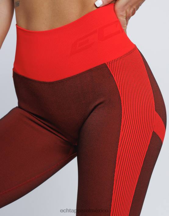 surgen leggings scrunch v2 mujer rojo ECHT ropa 884H80