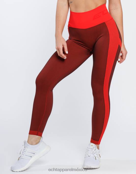 surgen leggings scrunch v2 mujer rojo ECHT ropa 884H80