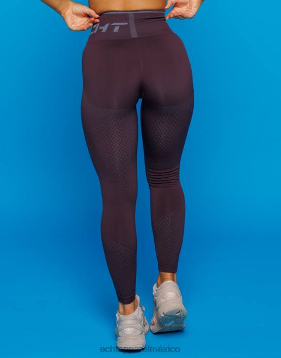 surgir regreso leggings mujer ciruela ECHT ropa 884H125