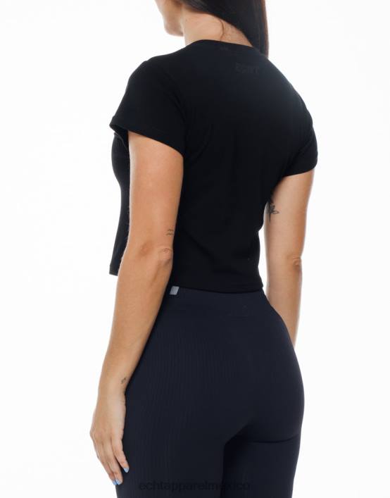 camiseta básica para bebé mujer negro ECHT ropa 884H275