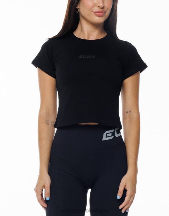 camiseta básica para bebé mujer negro ECHT ropa 884H275