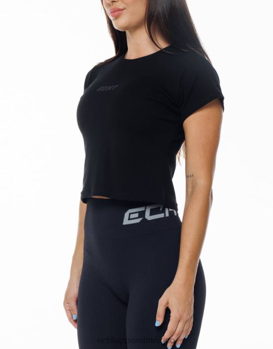 camiseta básica para bebé mujer negro ECHT ropa 884H275