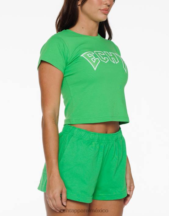 camiseta de bebé de gira mujer verde clasico ECHT ropa 884H128