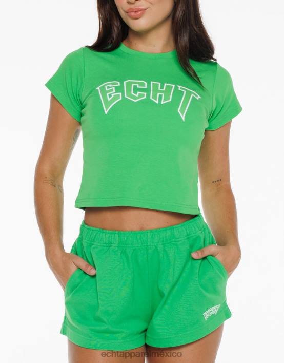 camiseta de bebé de gira mujer verde clasico ECHT ropa 884H128