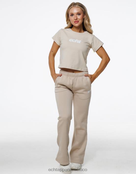 camiseta de bebé difuminada mujer avena ECHT ropa 884H109