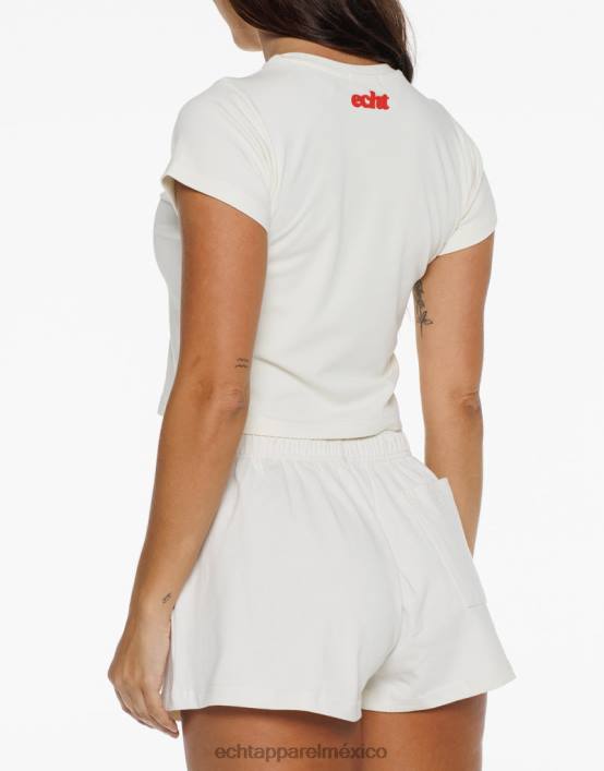 camiseta de bebé difuminada mujer blanquecino ECHT ropa 884H110