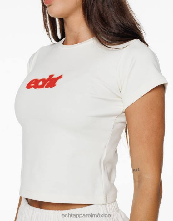 camiseta de bebé difuminada mujer blanquecino ECHT ropa 884H110