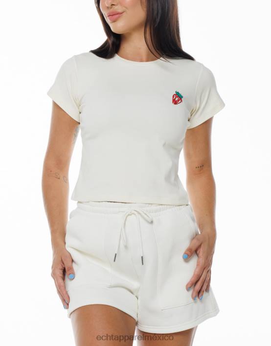 camiseta de fresa mujer blanco ECHT bolsa 884H536