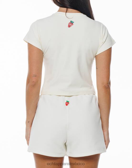 camiseta de fresa mujer blanco ECHT bolsa 884H536