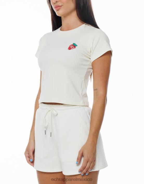 camiseta de fresa mujer blanco ECHT bolsa 884H536