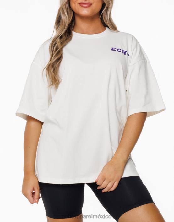 camiseta de lanza mujer estrella blanca ECHT ropa 884H436