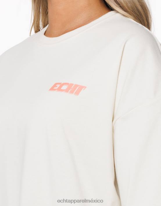 camiseta de pista mujer blanco ECHT ropa 884H433