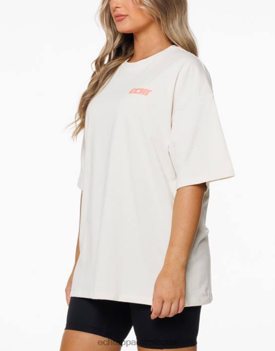 camiseta de pista mujer blanco ECHT ropa 884H433