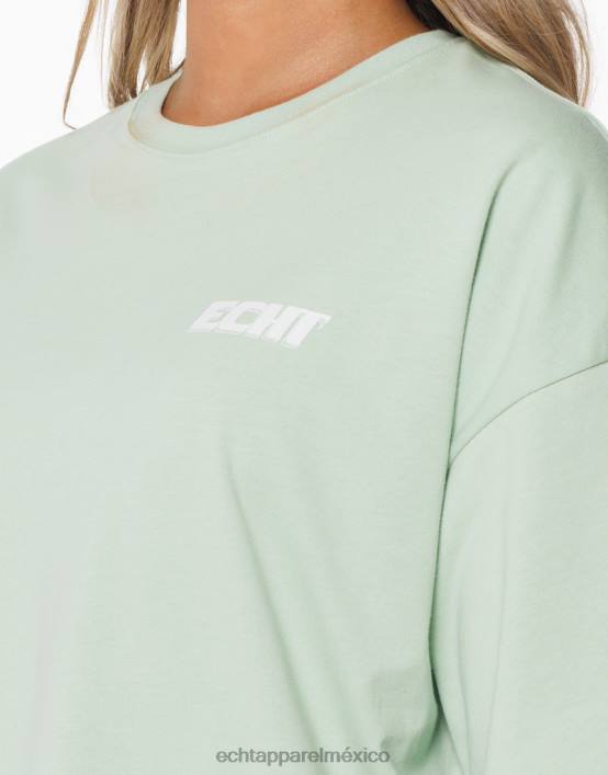 camiseta de pista mujer camafeo verde ECHT ropa 884H430
