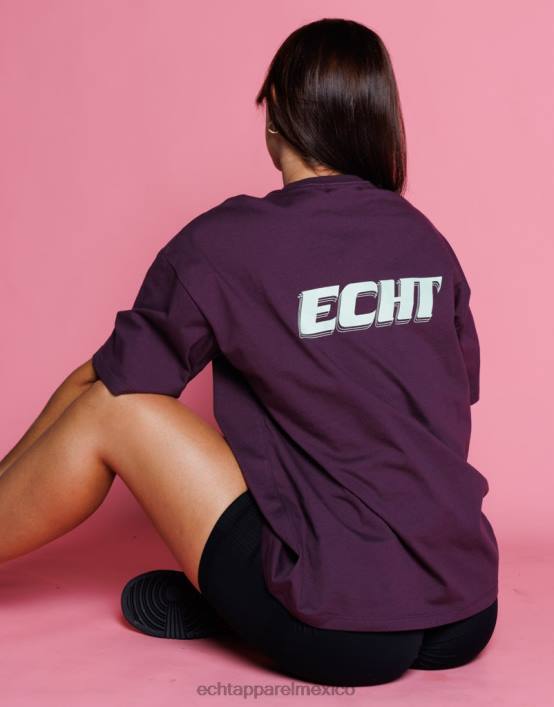 camiseta de pista mujer ciruela púrpura ECHT ropa 884H432