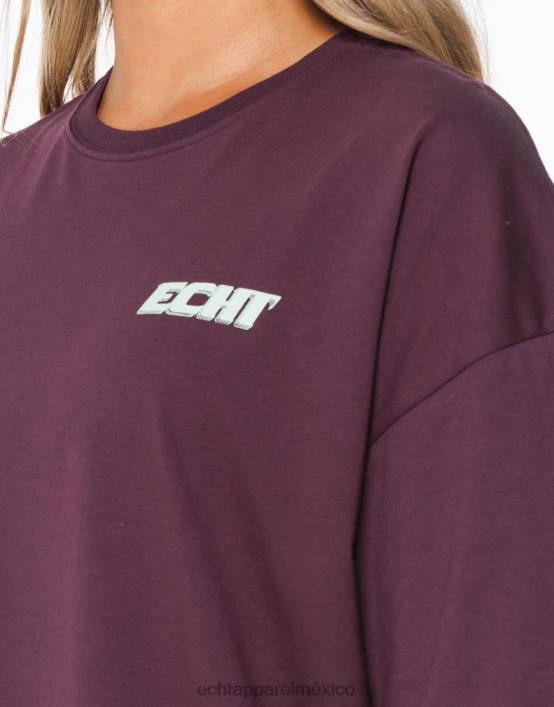 camiseta de pista mujer ciruela púrpura ECHT ropa 884H432