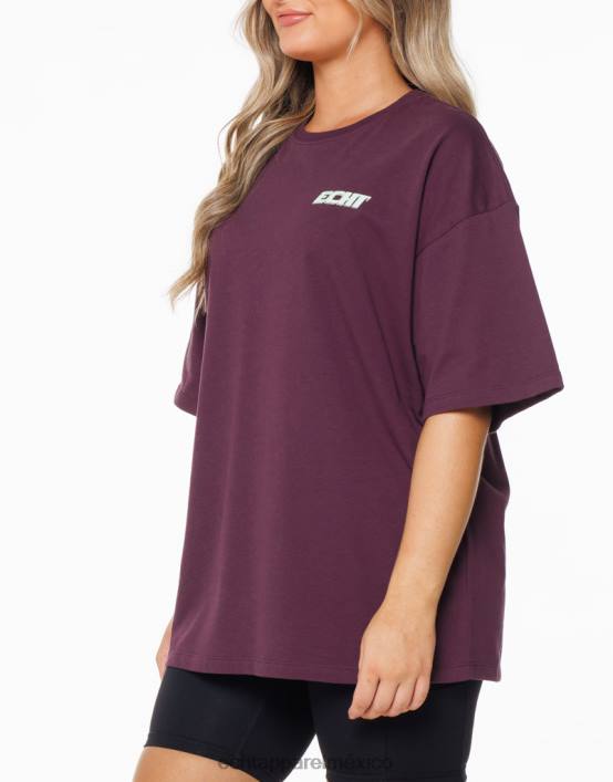 camiseta de pista mujer ciruela púrpura ECHT ropa 884H432