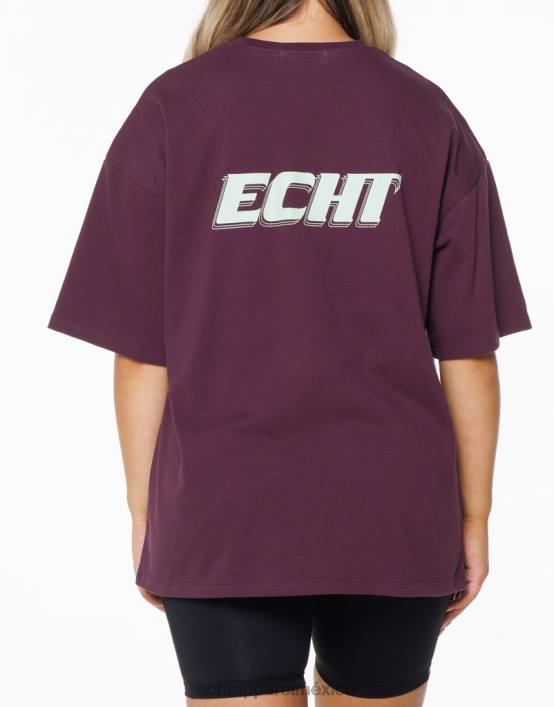 camiseta de pista mujer ciruela púrpura ECHT ropa 884H432