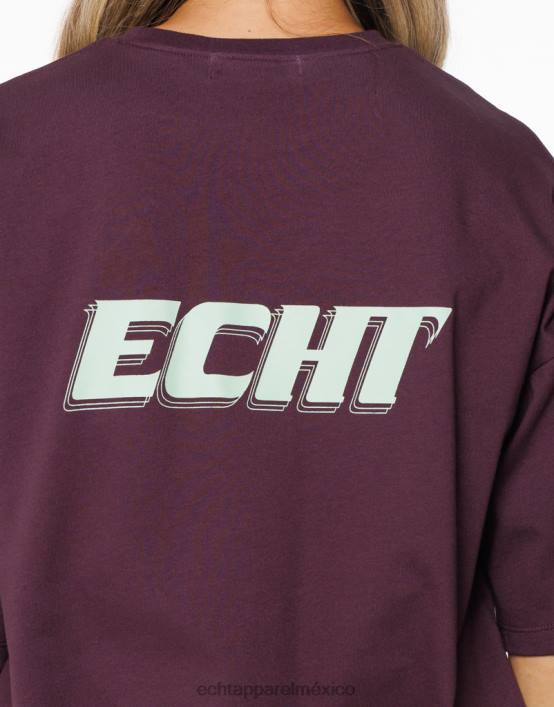 camiseta de pista mujer ciruela púrpura ECHT ropa 884H432