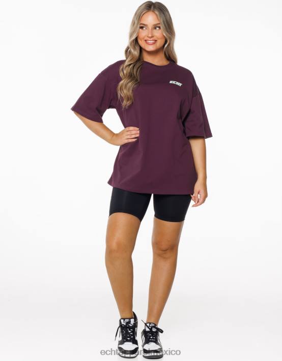 camiseta de pista mujer ciruela púrpura ECHT ropa 884H432