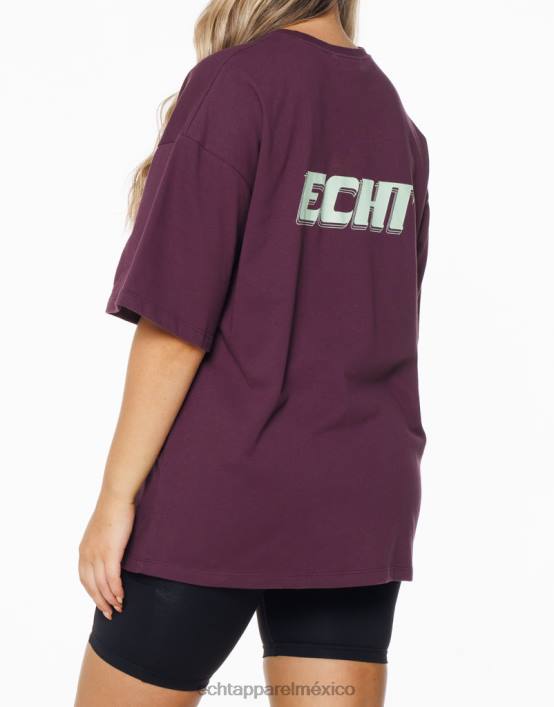 camiseta de pista mujer ciruela púrpura ECHT ropa 884H432