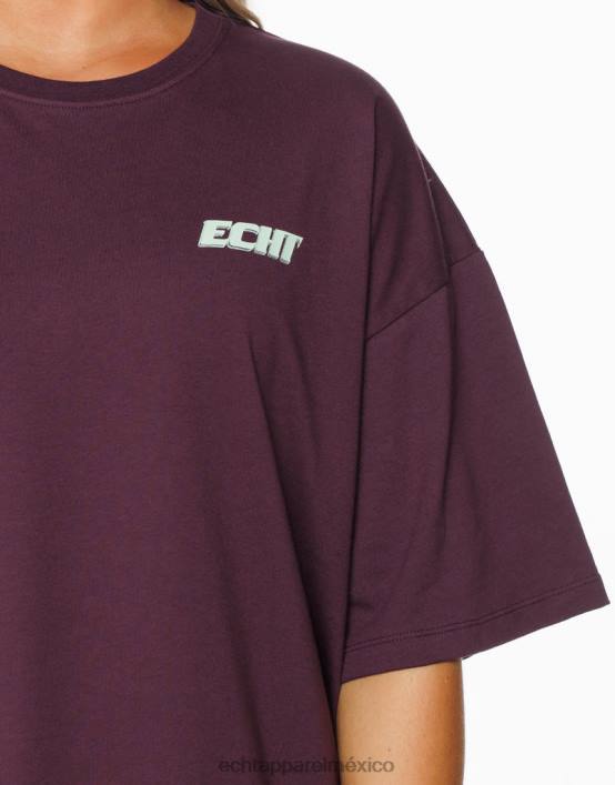 camiseta de pista mujer ciruela púrpura ECHT ropa 884H432