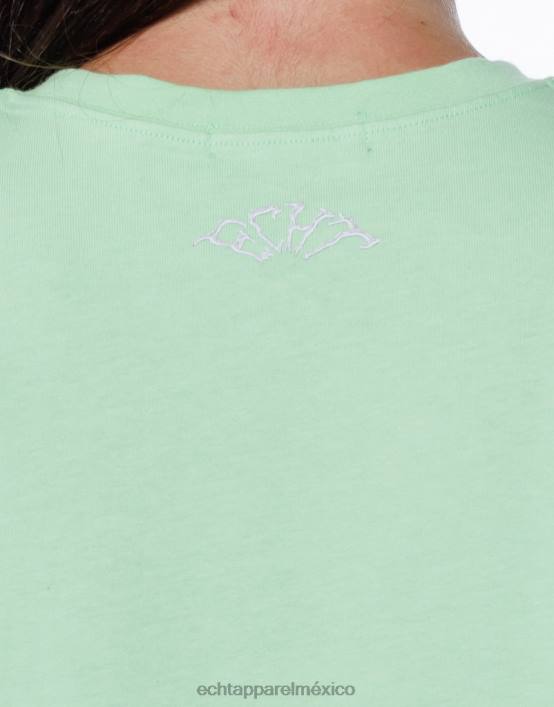 camiseta extragrande de terror mujer verde lima ECHT ropa 884H225