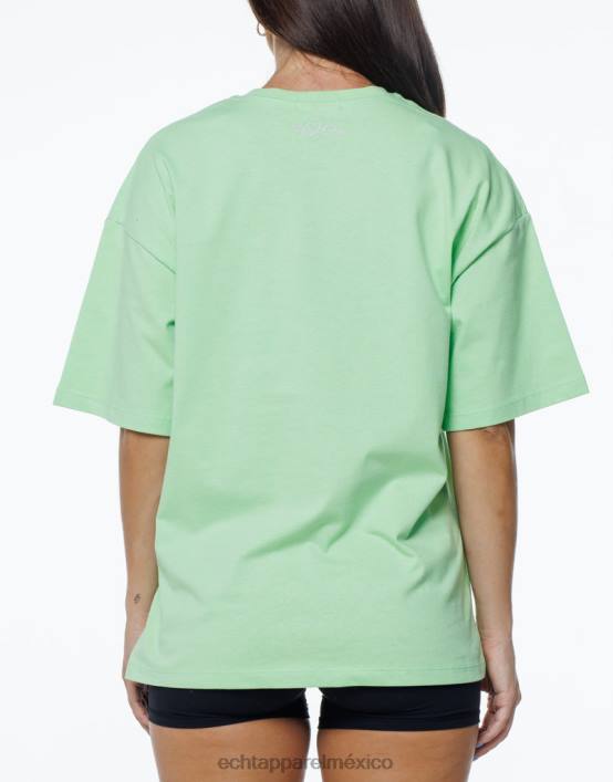 camiseta extragrande de terror mujer verde lima ECHT ropa 884H225