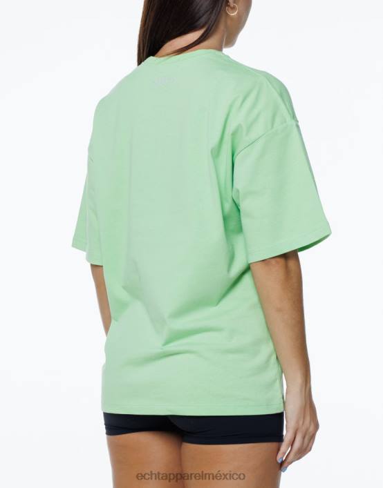 camiseta extragrande de terror mujer verde lima ECHT ropa 884H225