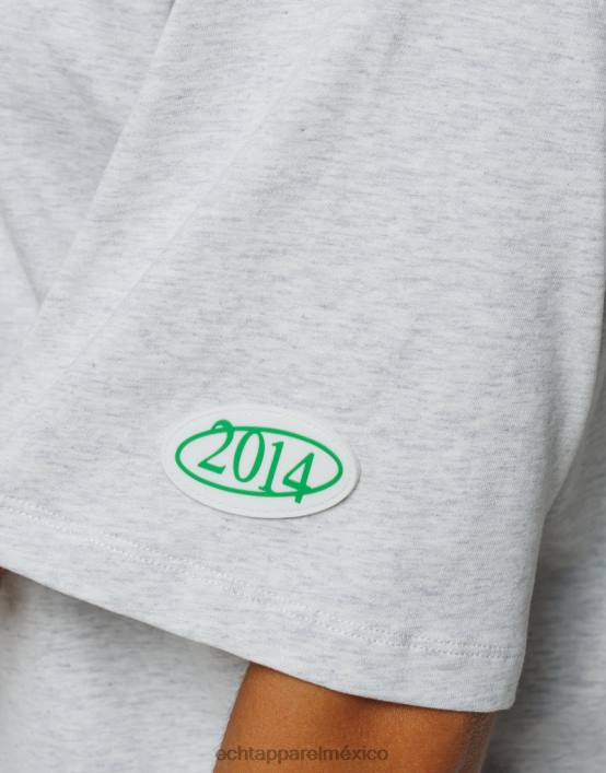 camiseta extragrande mlbrn mujer cuero gris ECHT ropa 884H95