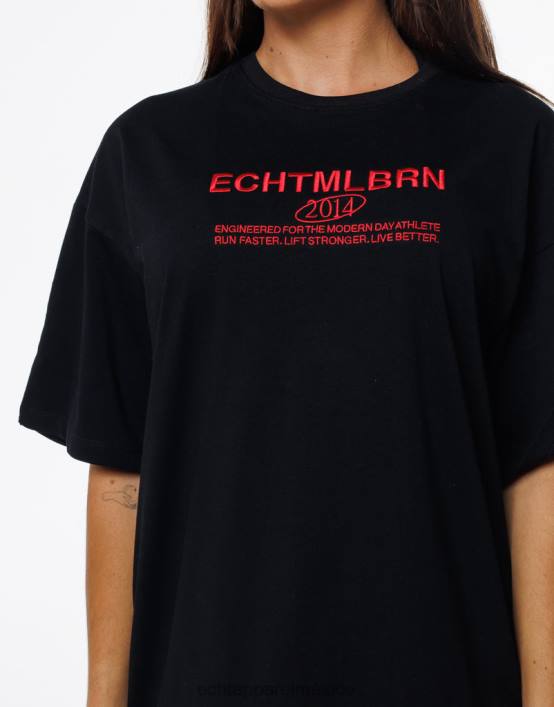 camiseta extragrande mlbrn mujer negro ECHT ropa 884H94