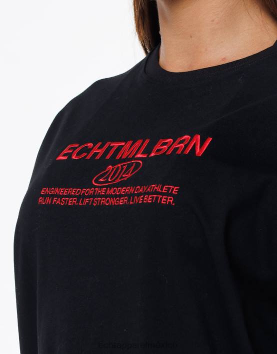 camiseta extragrande mlbrn mujer negro ECHT ropa 884H94