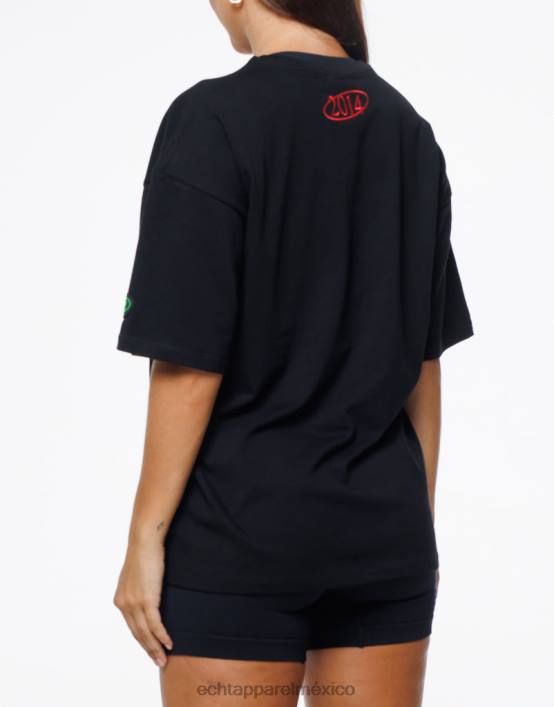camiseta extragrande mlbrn mujer negro ECHT ropa 884H94