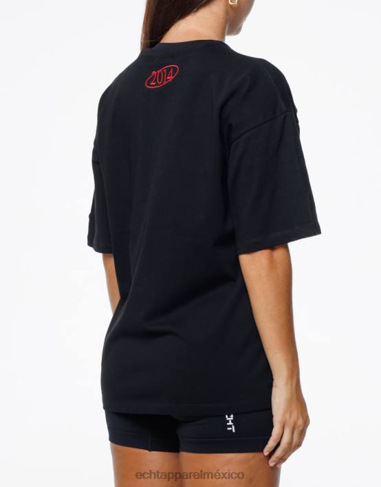 camiseta extragrande mlbrn mujer negro ECHT ropa 884H94