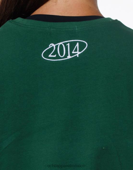 camiseta extragrande mlbrn mujer verde ECHT ropa 884H96