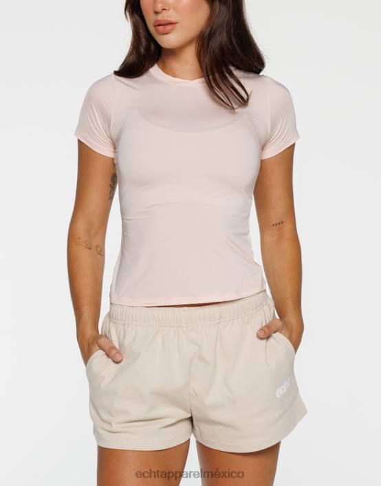 camiseta suavizante de formas mujer rosa ECHT ropa 884H159