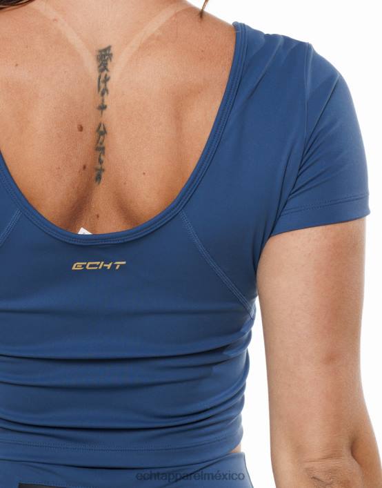 camiseta ultra mujer azul denim ECHT ropa 884H455