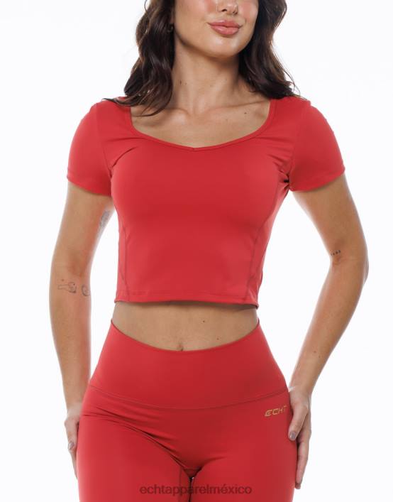 camiseta ultra mujer rojo cardenal ECHT ropa 884H461
