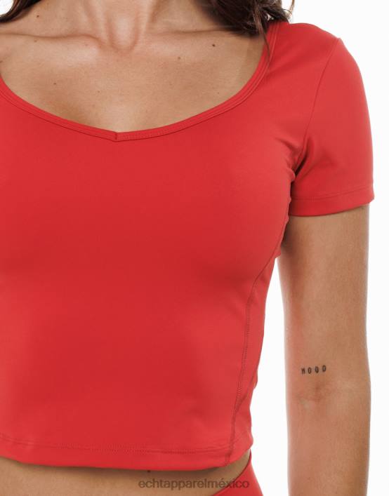 camiseta ultra mujer rojo cardenal ECHT ropa 884H461