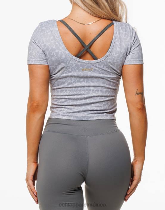 camiseta ultra salvaje mujer gris ECHT ropa 884H497