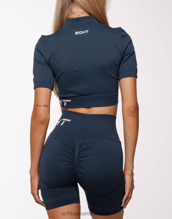 surgir estilo manga corta mujer azul oscuro ECHT ropa 884H371