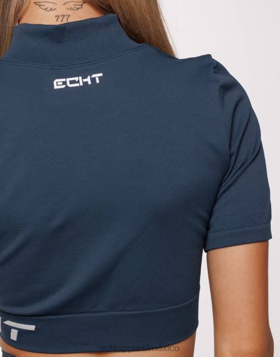 surgir estilo manga corta mujer azul oscuro ECHT ropa 884H371