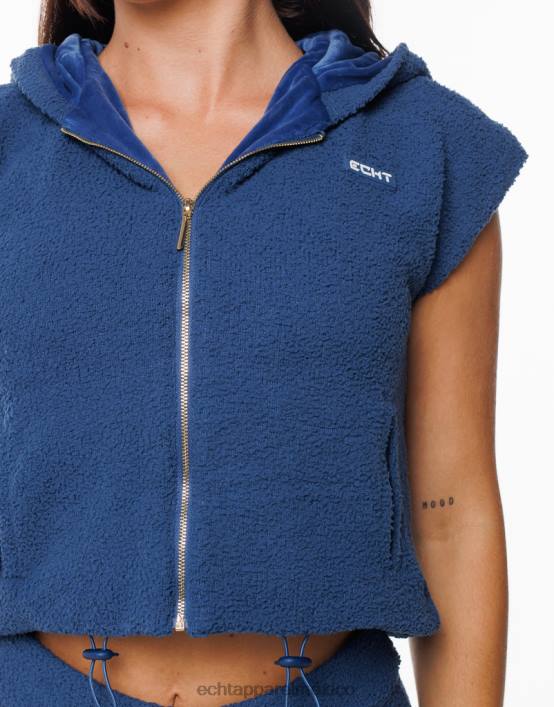 chaleco jogo mujer azul denim ECHT ropa 884H323