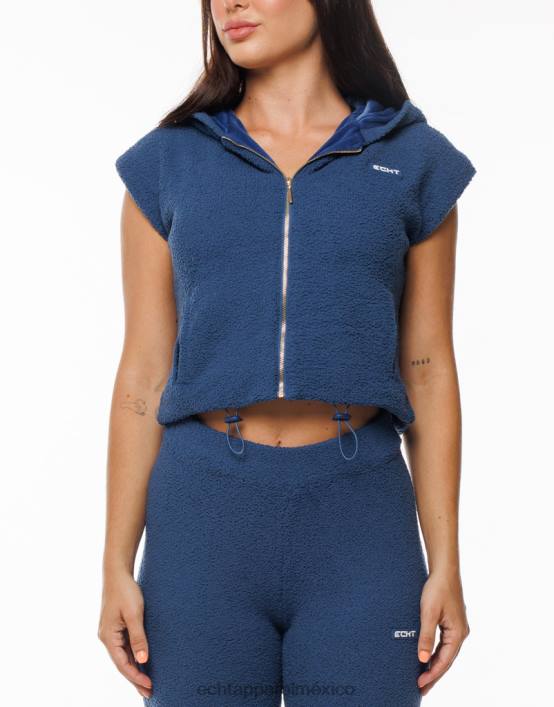 chaleco jogo mujer azul denim ECHT ropa 884H323