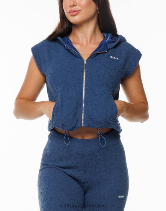 chaleco jogo mujer azul denim ECHT ropa 884H323