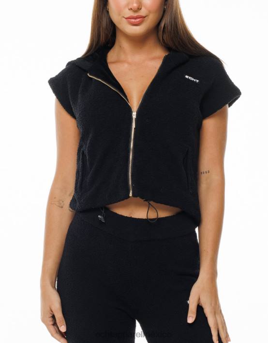 chaleco jogo mujer negro ECHT ropa 884H200