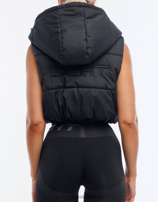 chaqueta chaleco essentia mujer negro ECHT ropa 884H64