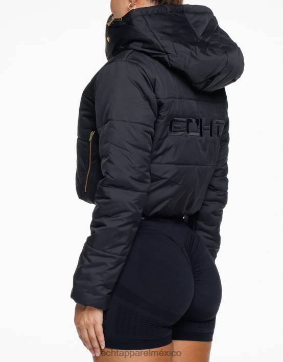 chaqueta corta essentia mujer negro ECHT ropa 884H27