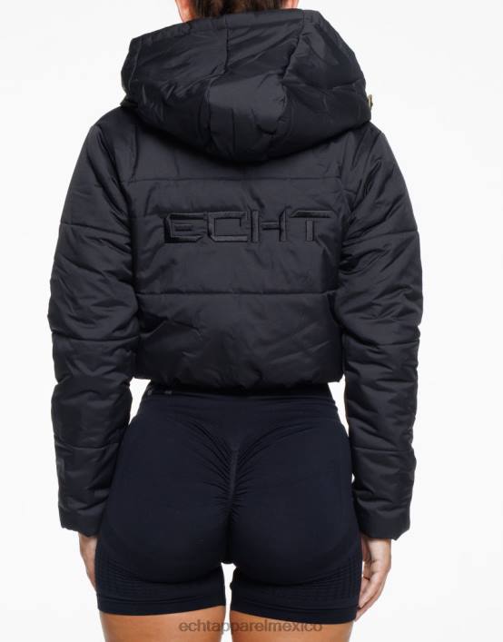 chaqueta corta essentia mujer negro ECHT ropa 884H27