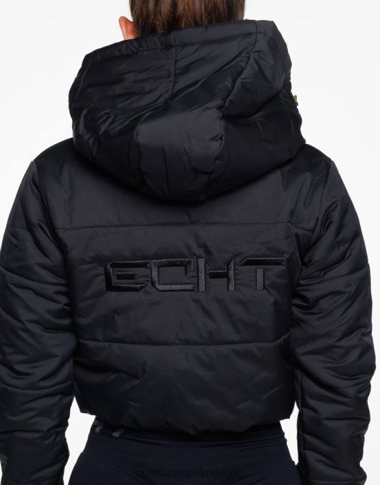 chaqueta corta essentia mujer negro ECHT ropa 884H27